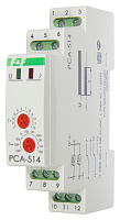 Евроавтоматика F&F PCA-514 с задержкой выключения, 1 модуль, монтаж на DIN-рейке 230В AC, 24B AC/DC 2х8А 2NO/NC IP20